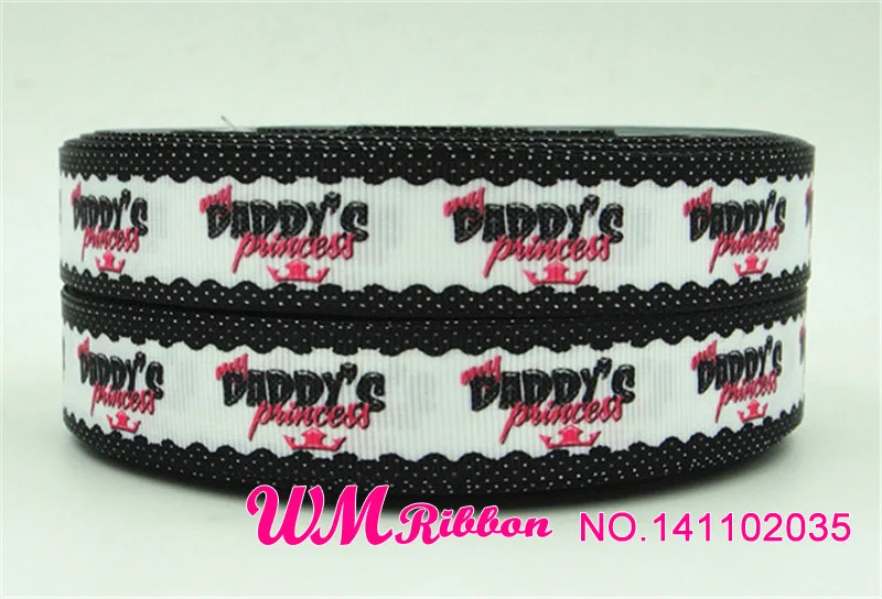 Q&ampN ribbon 7/8inch 22mm Mother and Father Day printed grosgrain 50yds/roll free shipping for hair bows or accessory | Дом и сад