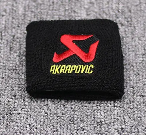 YELLOW AKRAPOVIC 3D мотоциклетный передний тормозной резервуар носки жидкий резервуар для топлива Крышка бака протектор для KTM DUKE/для YAMAHA R6 R1 R3 R25 R125 - Цвет: YELLOW AKRAPOVIC