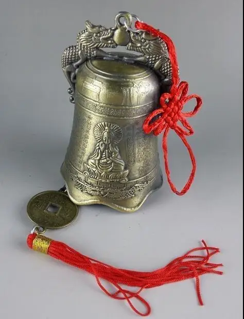 Коллекционные вещи китайский храм тибетского буддизма медные колокольчики