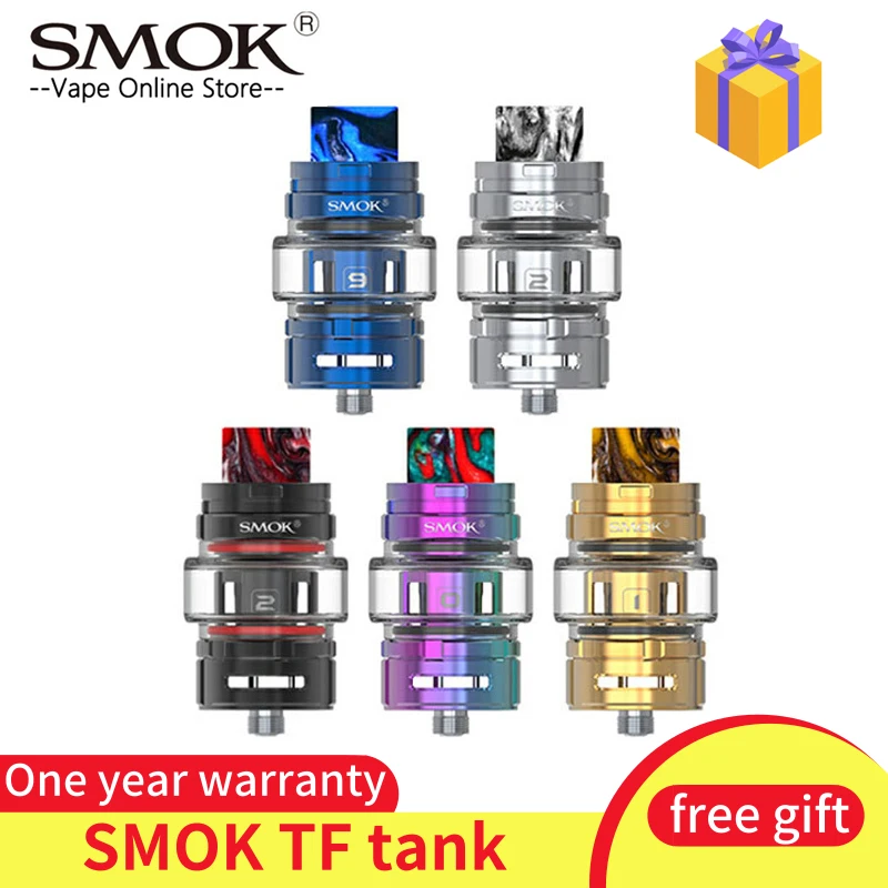 Новейший атомайзер Smok TF емкостью 6 мл BF сетчатый сердечник для электронных