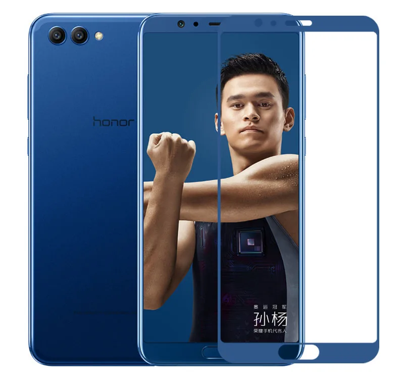 Закаленное стекло для huawei Honor View 10 защитная пленка на весь экран V10 с полным
