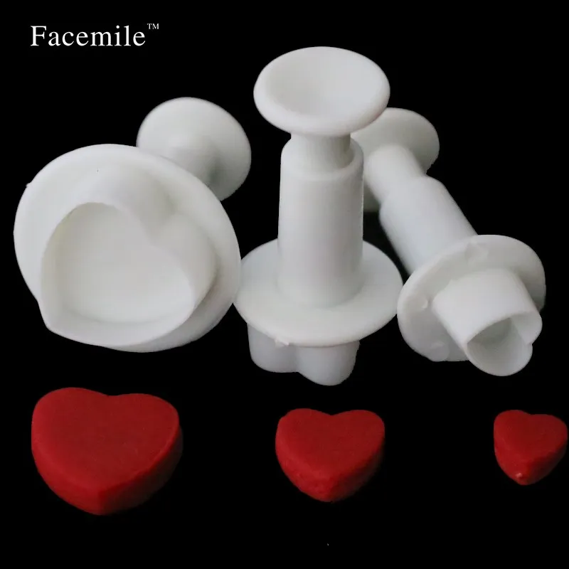 Facemile 16 шт. пластиковые фрезы для печенья квадратные круглые сердца овальные