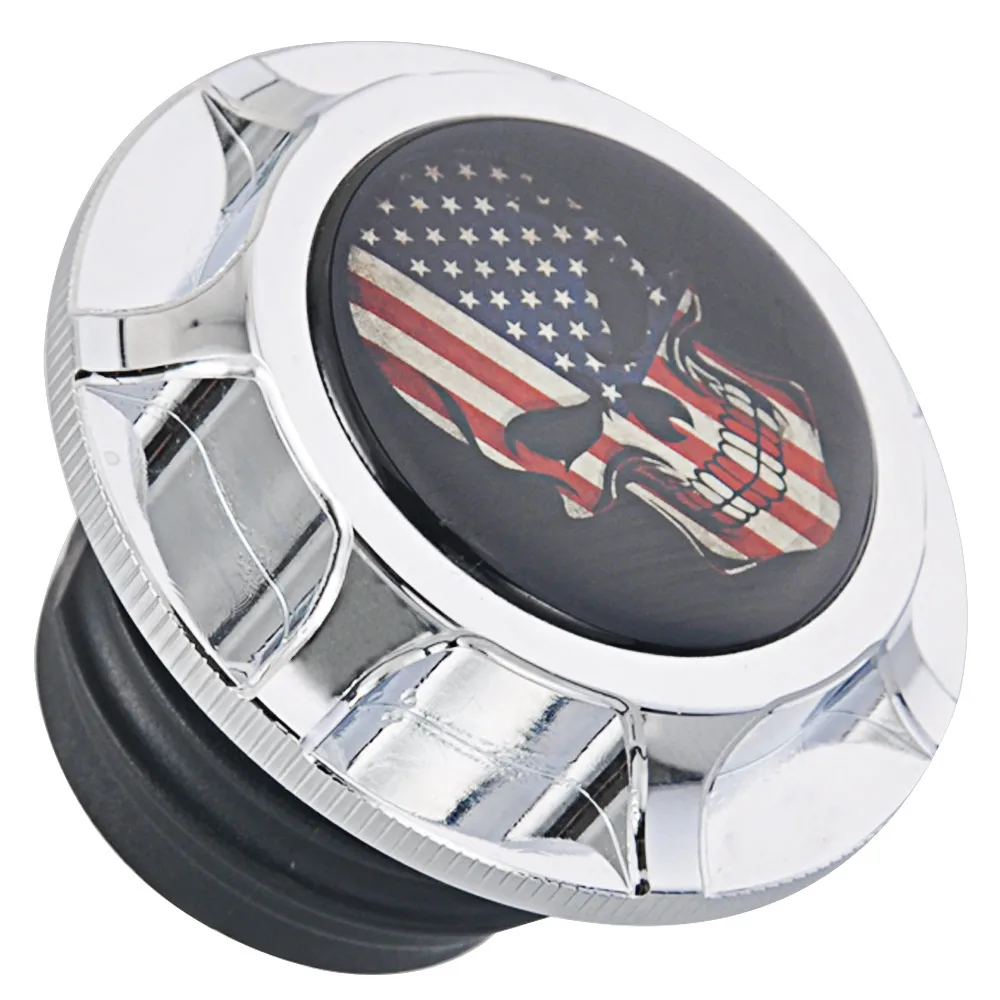 

Motorcycle 3D Stereo Crystal Drop Patch Fuel Tank Cap Cover Fit For Harley '92-later XL and Dyna