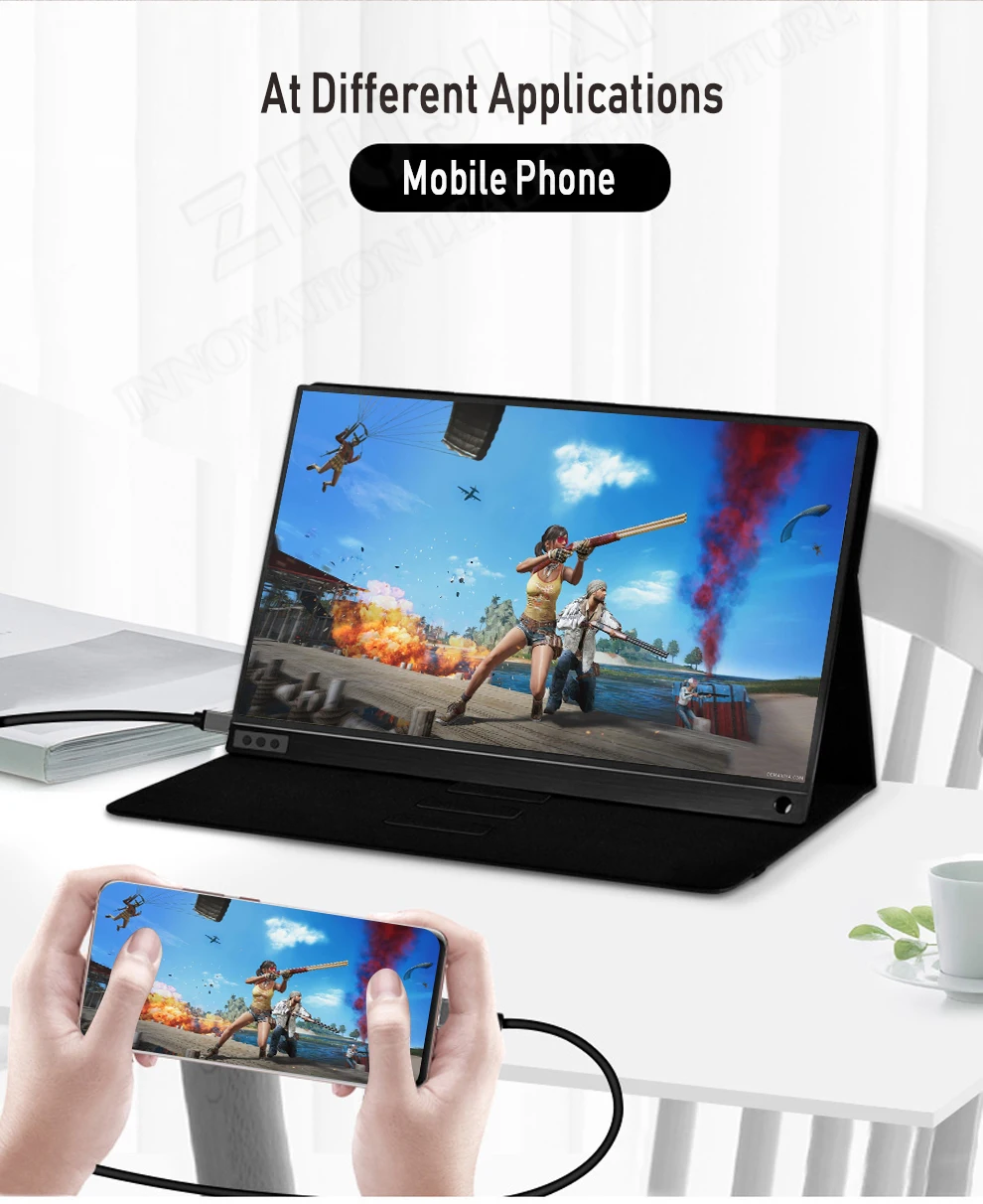 15,6 дюйма ультратонкий узкий каркас PS3 Xbox переключатель CCTV 1080P полный HF usb type C HDMI портативный монитор экран