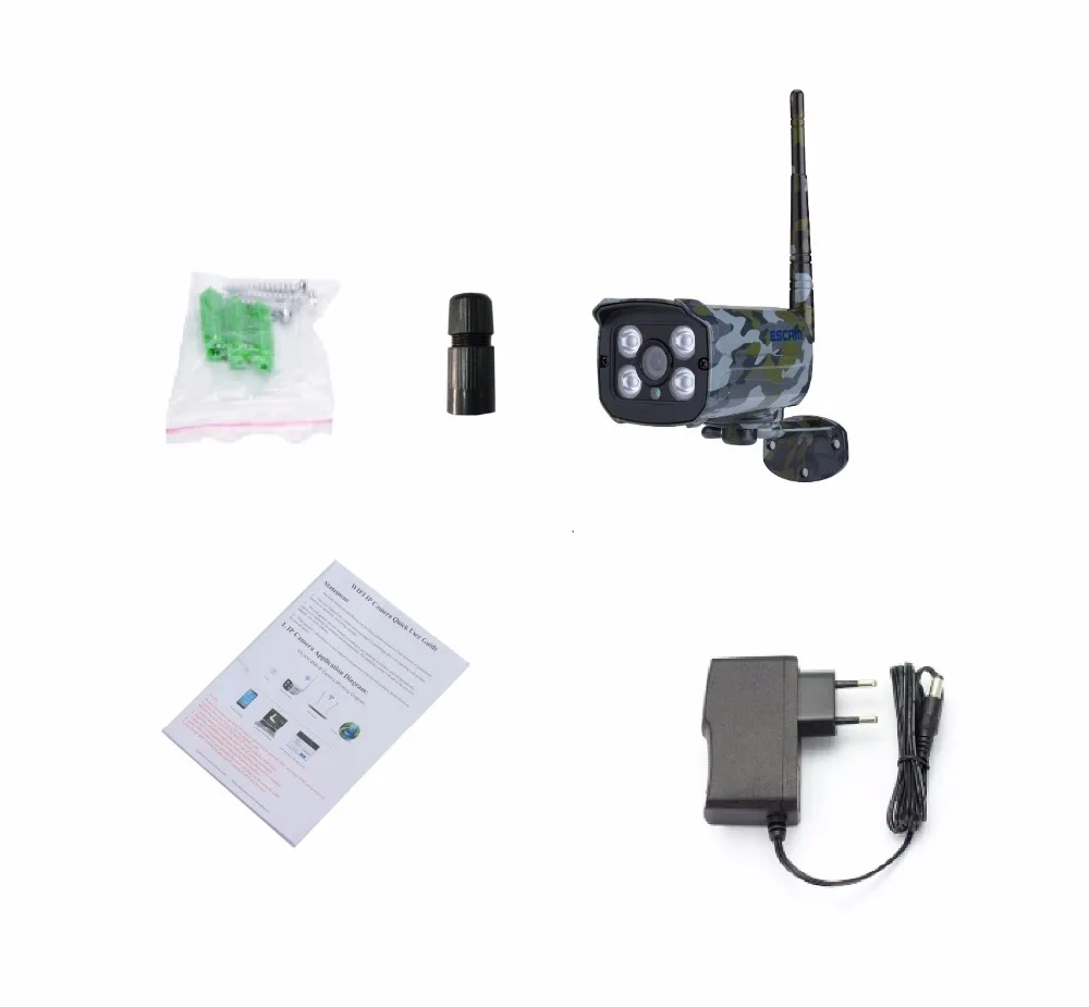 ESCAM QD900S Sentry WIFI 1080P P2P облачная ИК Водонепроницаемая IP-камера безопасности Мини