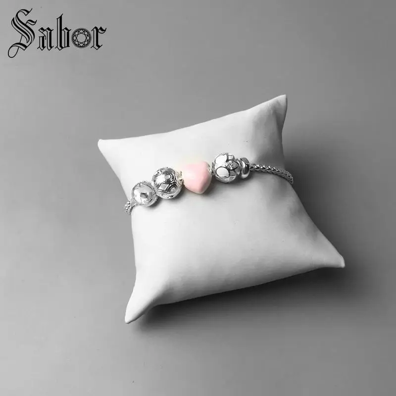 Ювелирные изделия браслет звено цепь сердце Лотос Карма с серебряной цепочкой 2020