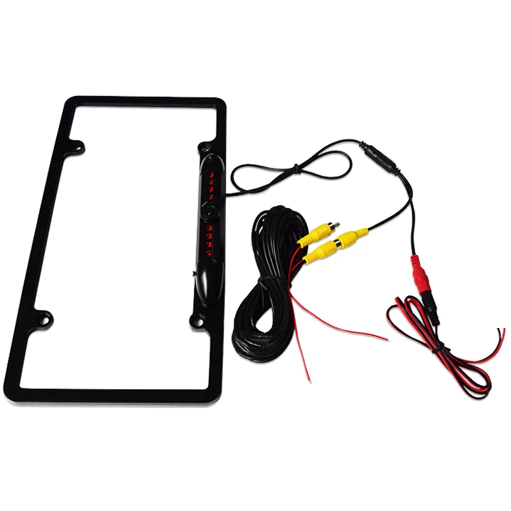 HD резервный светодиодный Авто Обратный Высокая термостойкая рамка номерного