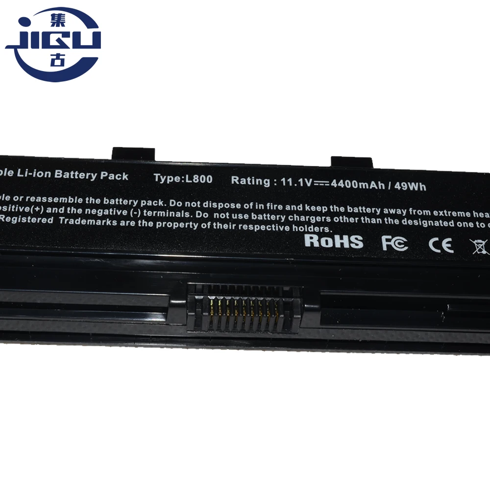 JIGU PA5108U-1BRS ноутбук батарея для Toshiba Satellite M805 L875 P850 M800 S845 L875D S850 M840 серии C50A S70-A PRO C800 |