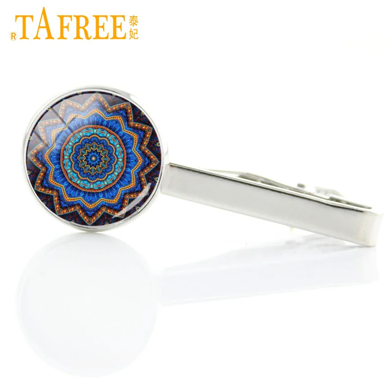 Модные Зажимы для галстука TAFREE в стиле Хиппи Мандала свадебвечерние Аксессуары
