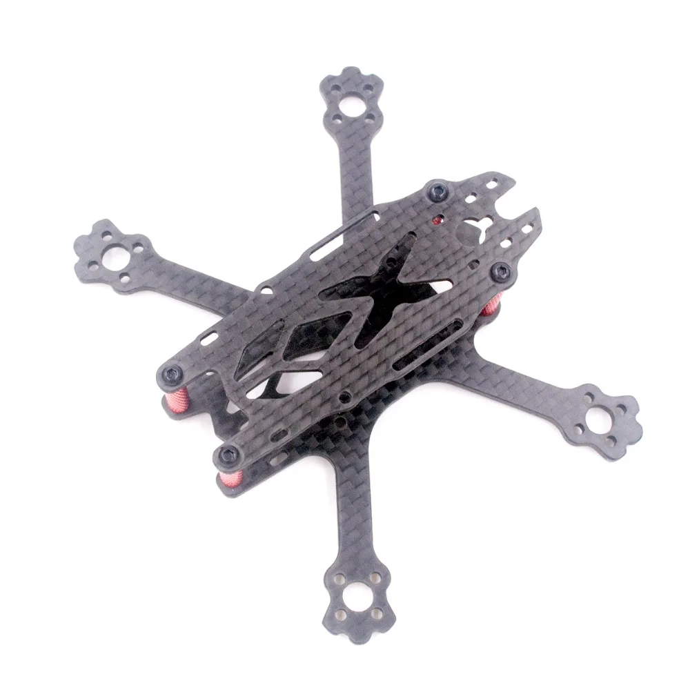 FS95 чисто углеродное волокно 95 мм Колесная база рамка квадрокоптера для DIY RC FPV Racing