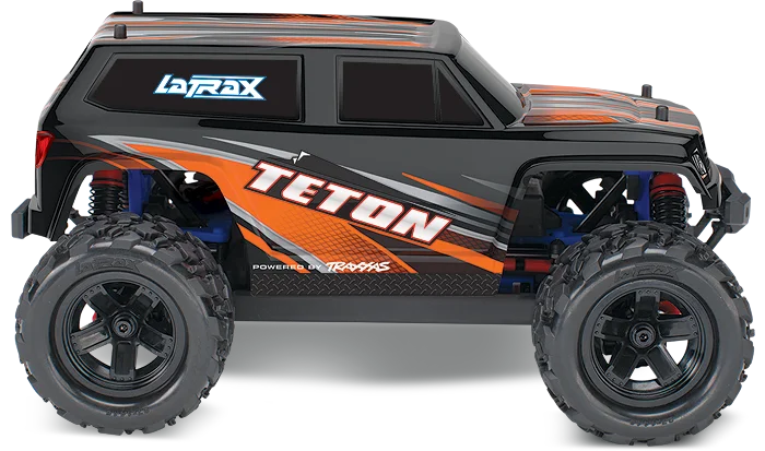 Traxxas Latrax Teton, 1/18 масштаб 4WD Monster Truck RTR 76057-1 быстрая, автомобиль на радиоуправлении