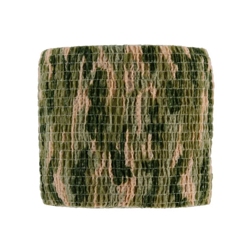 Grass Camouflage 1 рулон камуфляжной ленты самоклеящаяся Нетканая камуфляжная обертка винтовка ружье охотничья камуфляжная невидимая лента EF - Цвет: Grass Camouflage