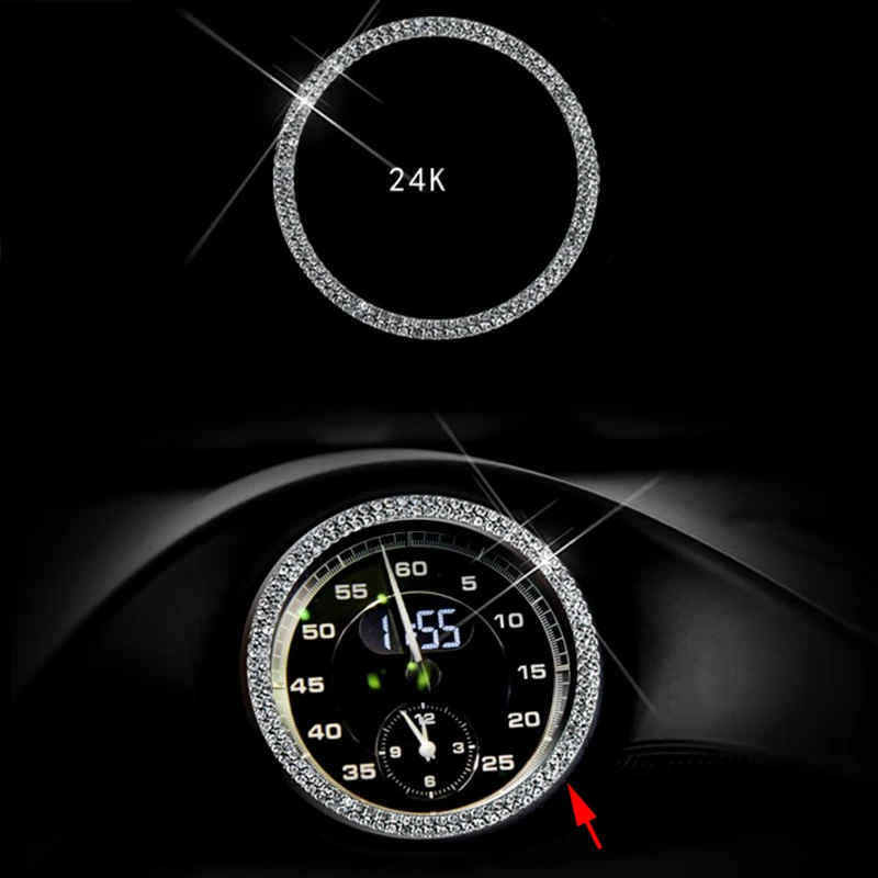For Porsche Panamera Macan 911 Center Control Compass Watch Dec Box Cover Trim | Interior Mouldings
