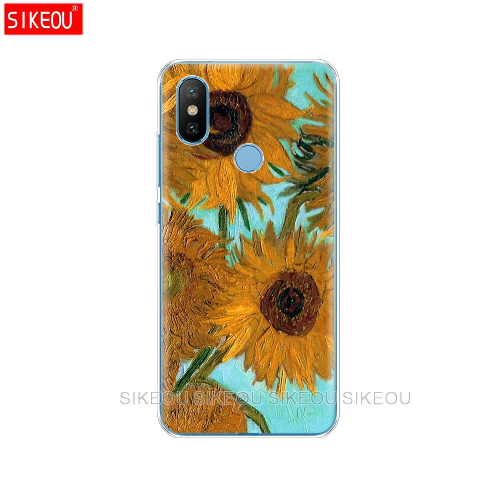 Силиконовый чехол для Xiaomi Mi A1 A2 5 5S 5X 6 Mi5 MI6 NOTE 3 MAX Mix 2 2S Ренессанс Ван Гог картина