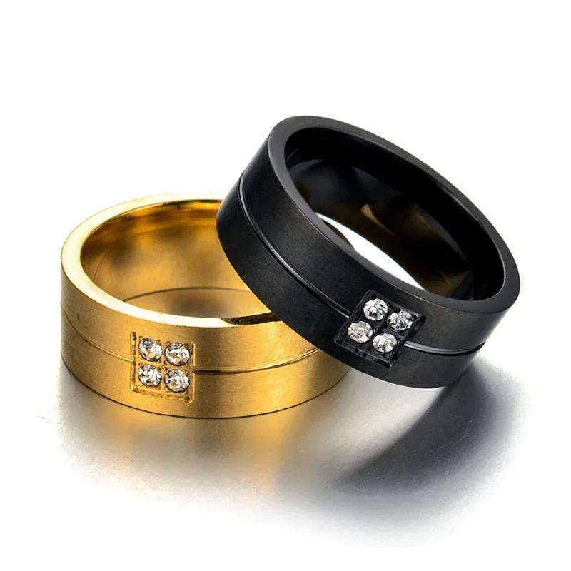 Ювелирные изделия Maxmoon для мужчин и женщин обручальные кольца золотого черного