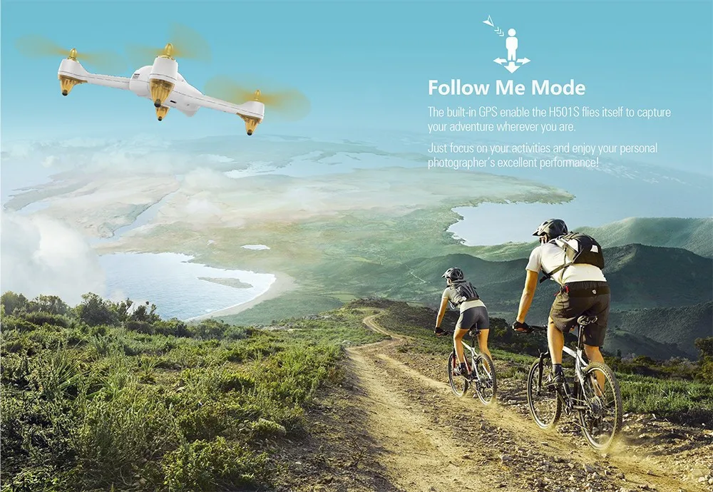 Hubsan H501S H501SS X4 Pro Радиоуправляемый Дрон GPS 300m 5 8G FPV Бесщеточный квадрокоптер 1080P HD