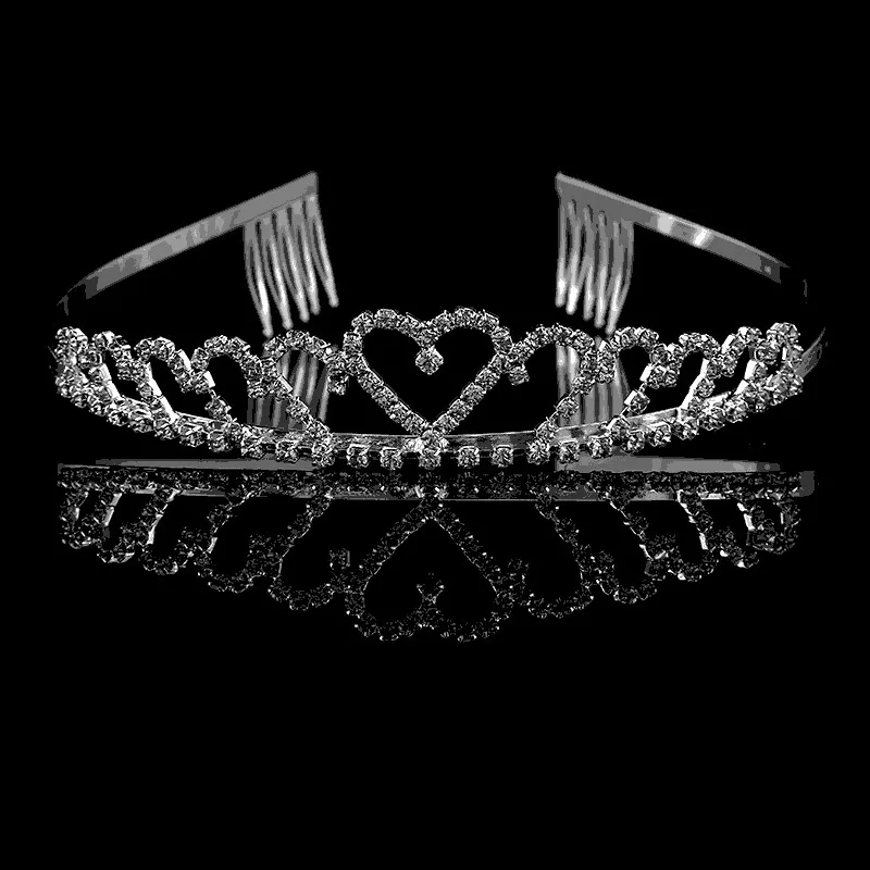 Hairwear Crystal Tiara Fashion Headband Crown Princess Handmade Tiaras Hair Jewelry Gift Wedding Dress Accessories Crowns QZ056 | Украшения