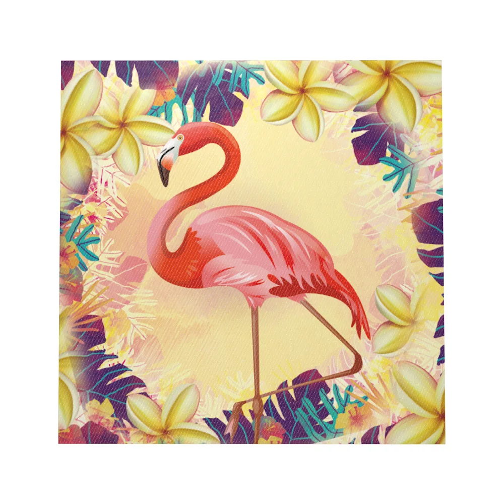 Flamingo napkins decoupage paper serviettes wedding Theme Disposable Tropical Luau Decoration Gift Party Supplies | Дом и сад