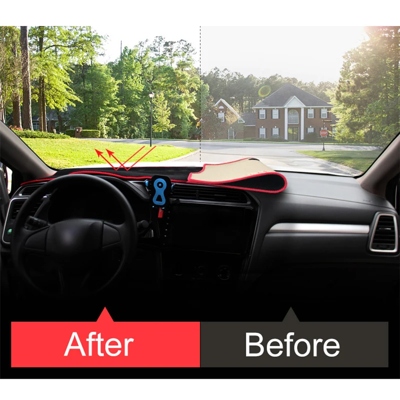 Крышка приборной панели автомобиля коврик для избегающий светильник панель