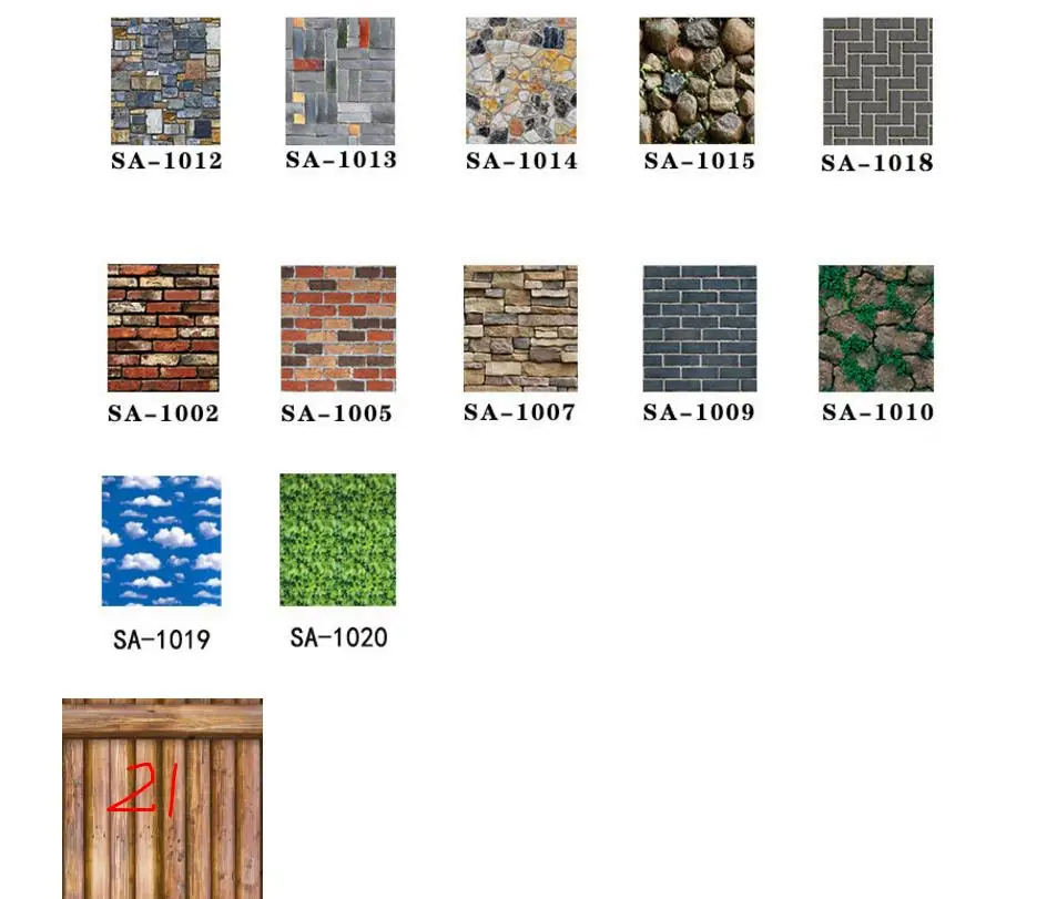 

Vintage 3D Wallpaper Brick Stone Rustic Effect Self-adhesive Wall Stickers DIY Home Decor Waterproof