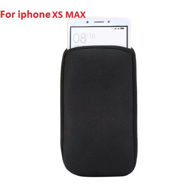 For iphone XS MAX 4,"~ 6,4" дюймов Универсальный неопреновый чехол сумка чехол для iphone 11 Pro Max XR XS Max 8 Plus для Galaxy Note 10 S10 PLUS S10e - Цвет: For iphone XS MAX