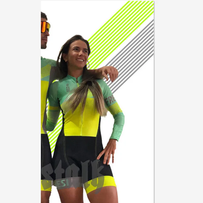 Женская одежда aero на заказ триатлонный костюм для бега Maillot Ciclismo велокостюм одежда высокого качества боди костюм велосипедные колготки - Цвет: 01women