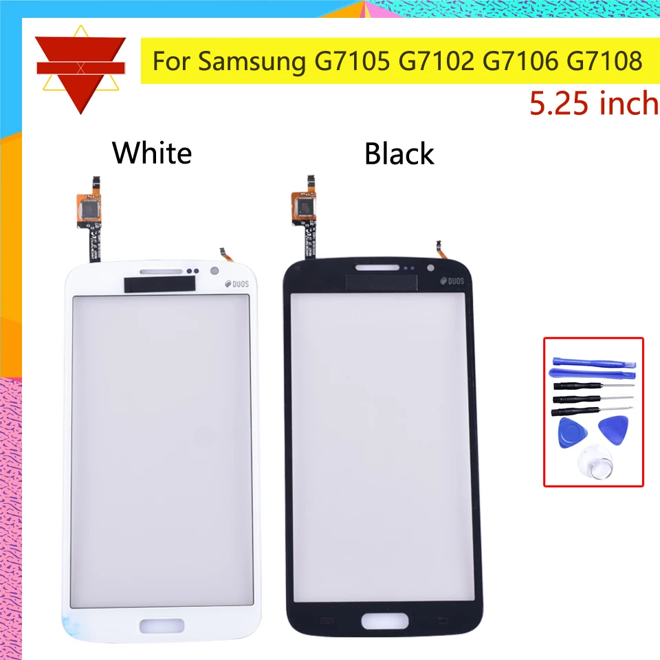 5 25 &quotдля samsung Galaxy Grand 2 G7105 G7102 G7106 G7108 сенсорный экран дигитайзер сенсор Внешний