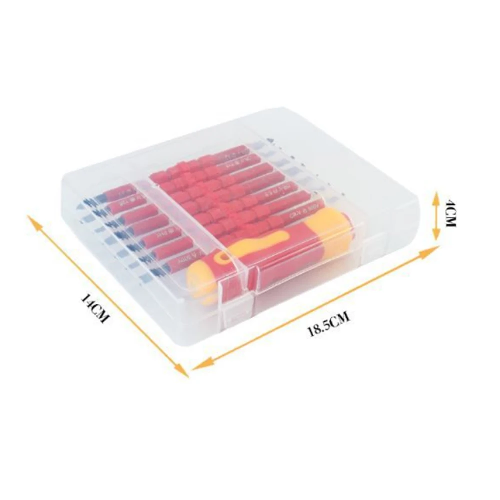 8 шт. электрическая отвертка Набор инструментов полностью изолированная мульти