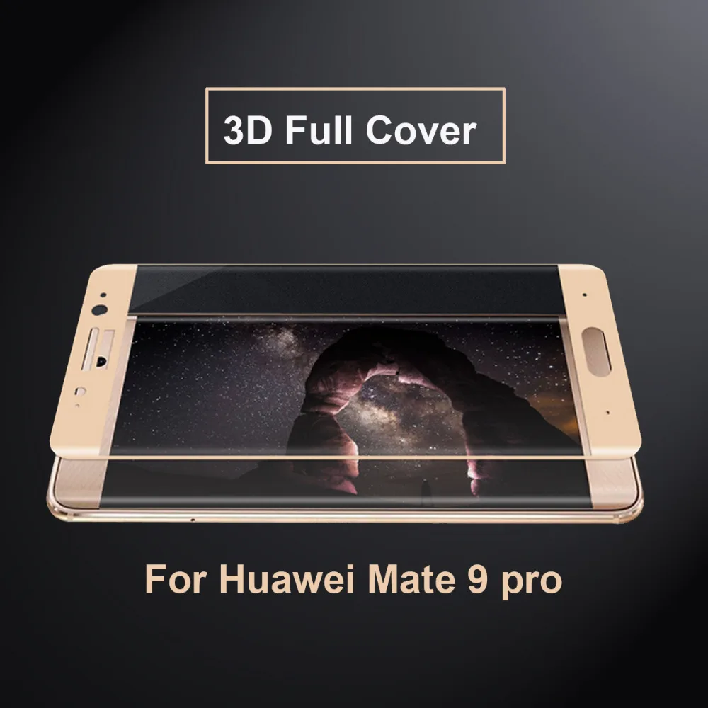 Изогнутое закаленное 3d стекло премиум класса для Huawei Mate 9 pro защита экрана HD