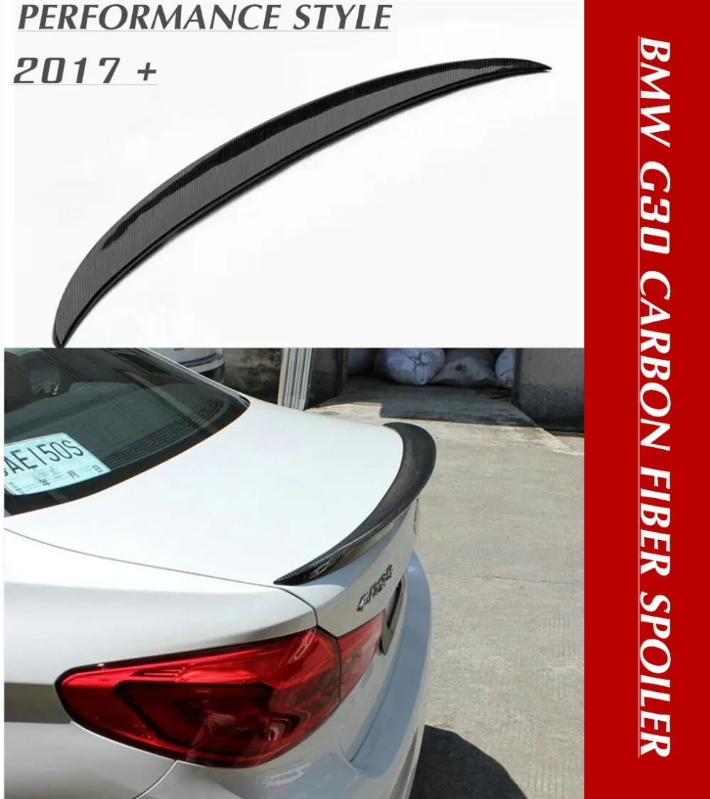 Спойлер из углеродного волокна для BMW G30 2017 + M Performance 5 Series спойлер 530i 540i|trunk spoiler|rear