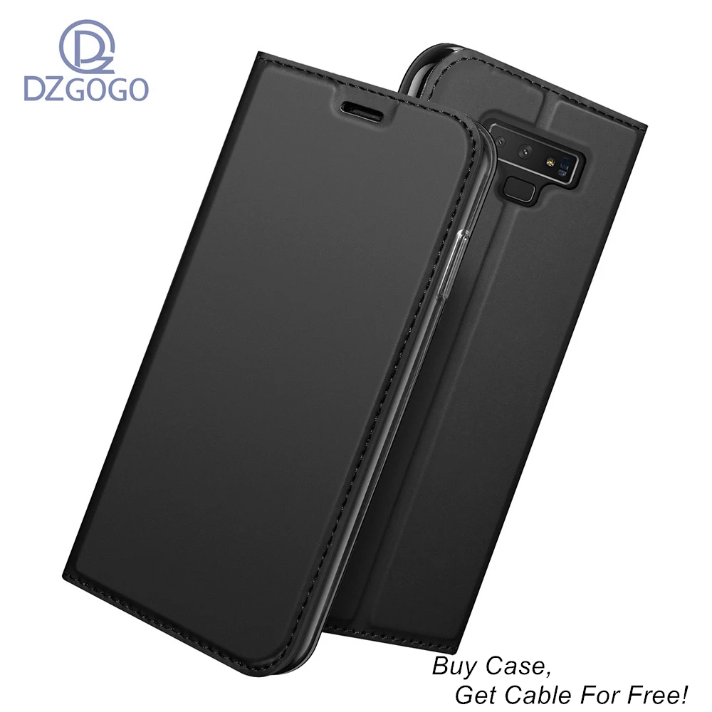 Чехол книжка из искусственной кожи серии DZGOGO ISKIN для Samsung Note 8 9 Galaxy TPU чехол