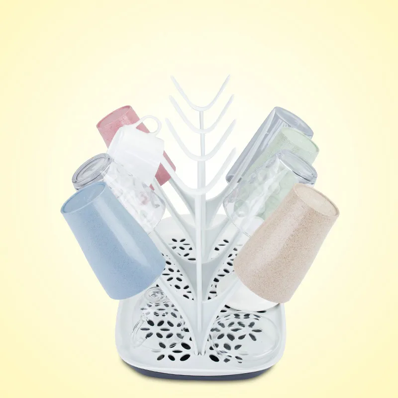 Креативная стеклянная полка для сушки бутылок с держателем бытовая Полка