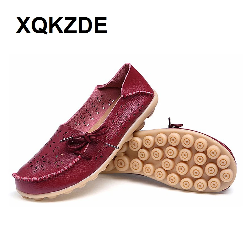 XQKZDE/Женская обувь на плоской подошве из искусственной кожи 9 цветов 2018 г. Балетки