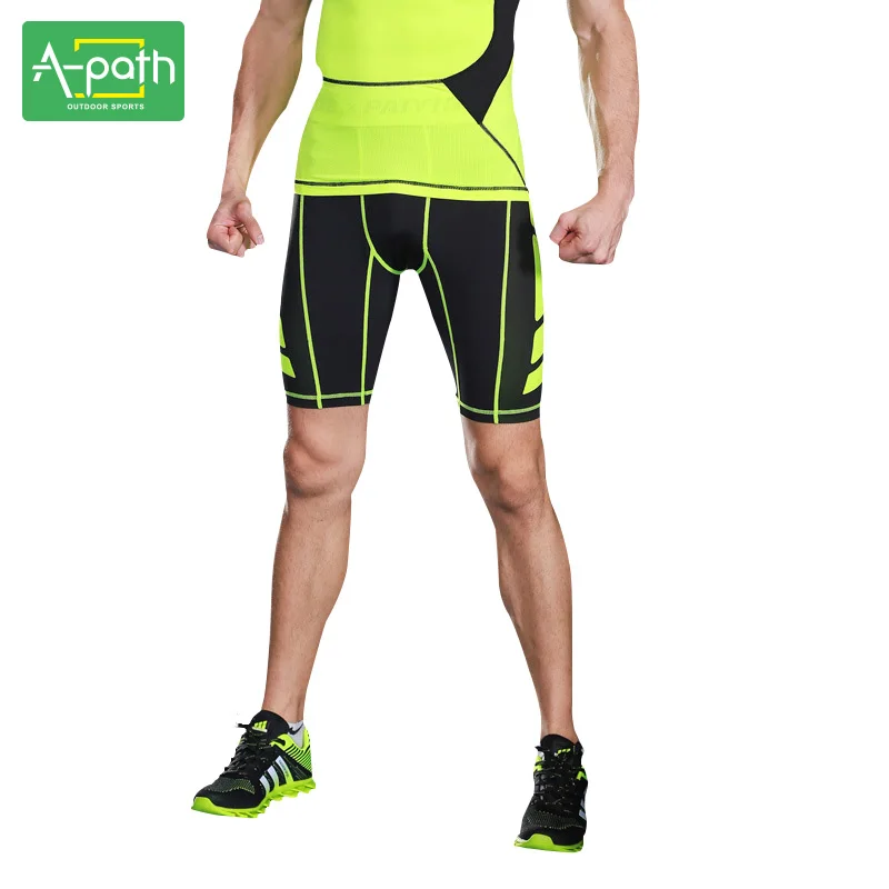 2017 новые летние быстросохнущие мужские беговые лосины для фитнеса спортивные