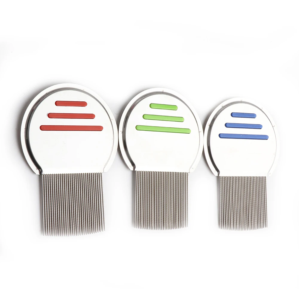 Гребень для лечения вшей расческа удаления щетка из нержавеющей стали детей и