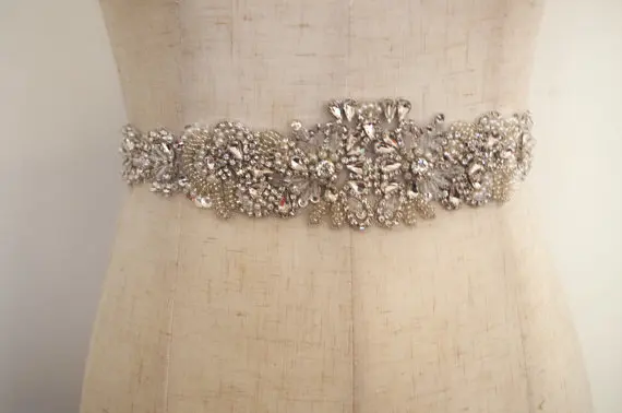 

Rhinestone Belt, Bridal Belt Sash Crystal Sash Belt , Wedding Dress Belts
