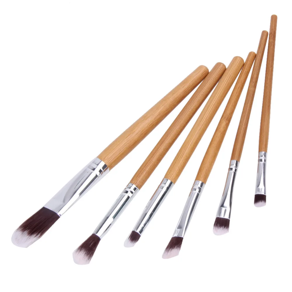 11 шт. натуральные зеркальные косметические кисти|makeup brushes with bag|makeup brushesbamboo makeup brush