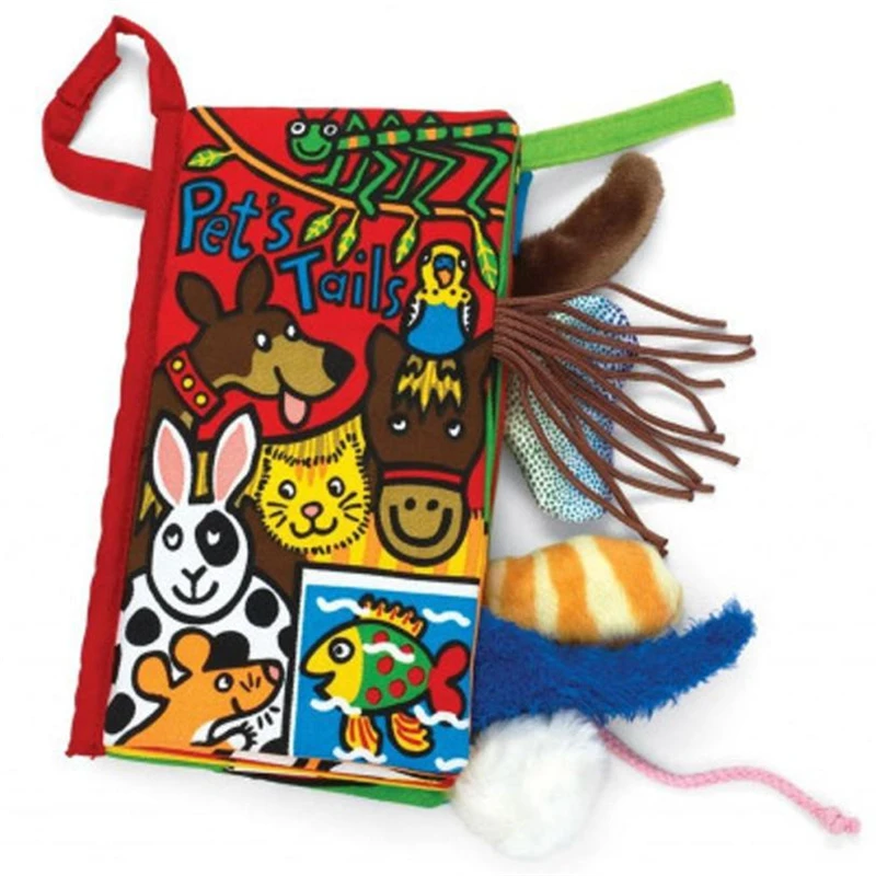 

Activity Book Cartoon Animal Tails Cloth book Baby Toy Cloth Development Books Learning Picture Cognize Book