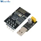 ESP-01 адаптер ESP8266 CH340G USB к ESP8266 последовательный Беспроводной Wi-Fi модуль разработки платы ESP01 адаптер программатора UART GPIO0