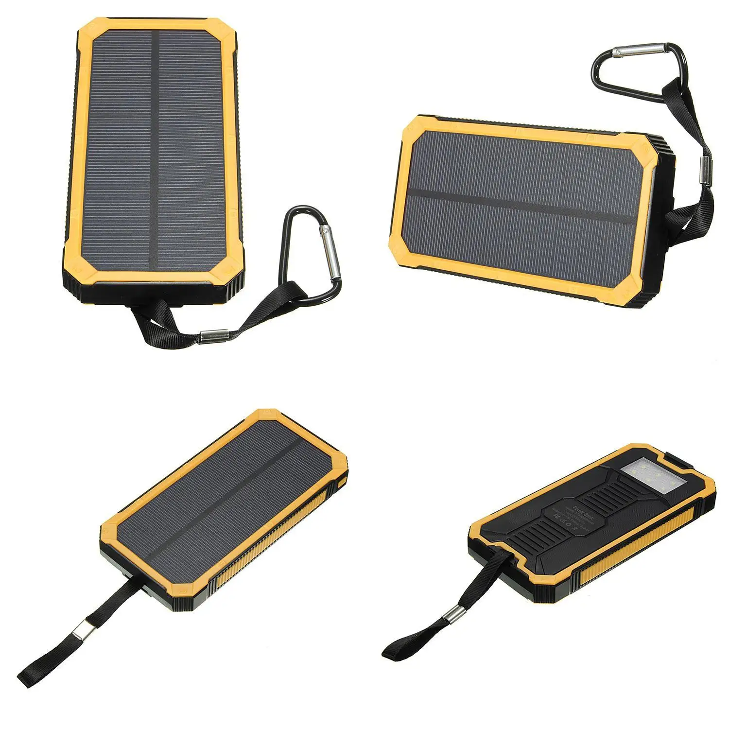 Открытый прочный Практичный Водонепроницаемый двойной порт DC 5 V/2A: V/1A Солнечный