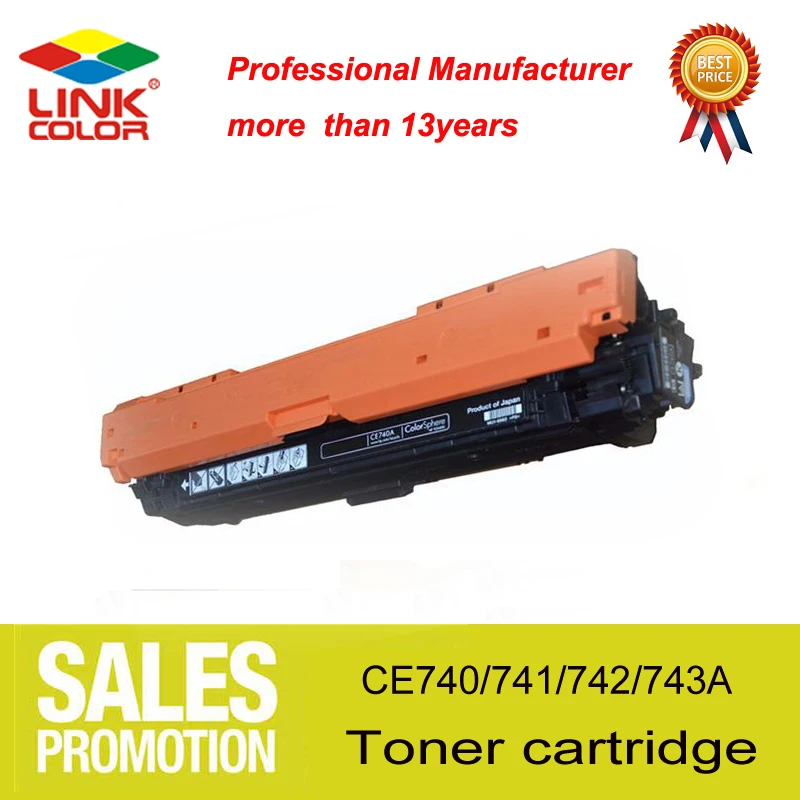 307A 307 CE740A CE741A CE742A CE743A CNLINKCLR лазерный тонер картридж совместимый для HP Color Laserjet
