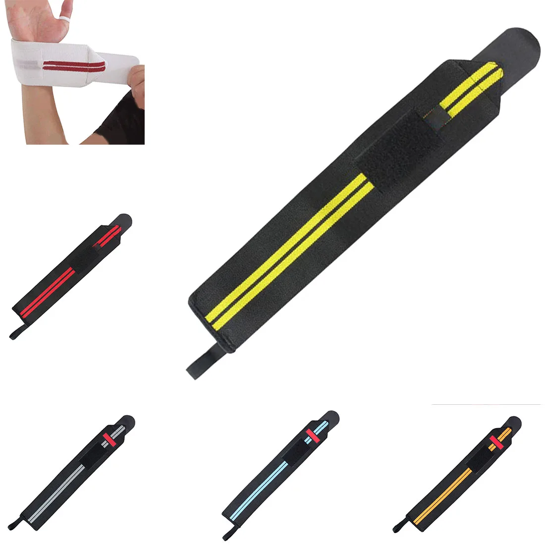 Хорошие прибытия 1 шт. Вес подъема спортивный браслет тренажерный зал наручные с