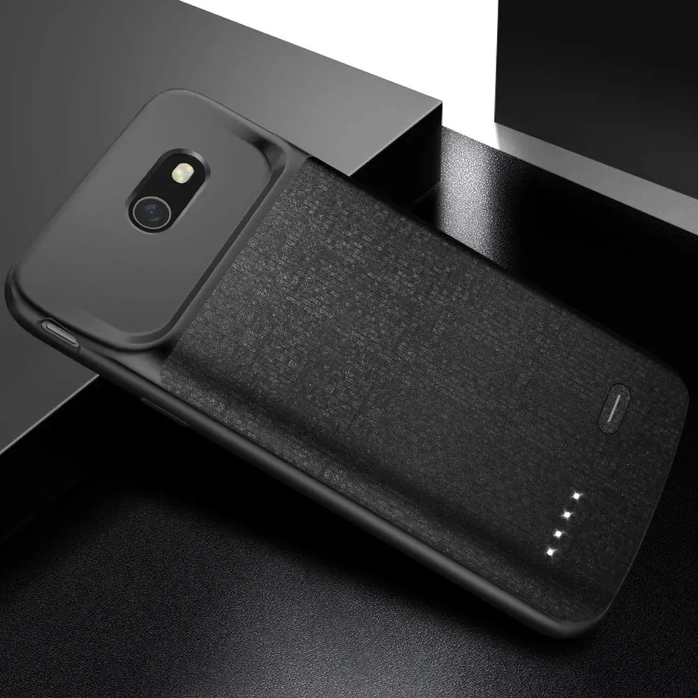 ТПУ чехол для зарядки 4000 мАч для samsung J7 V тонкий перезаряжаемый Расширенный чехол для samsung J7V J7 Sky Pro