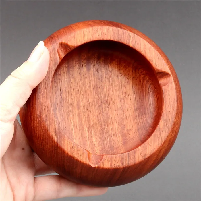 Креативная Новая китайская пепельница из красного дерева Бирмы и палисандра