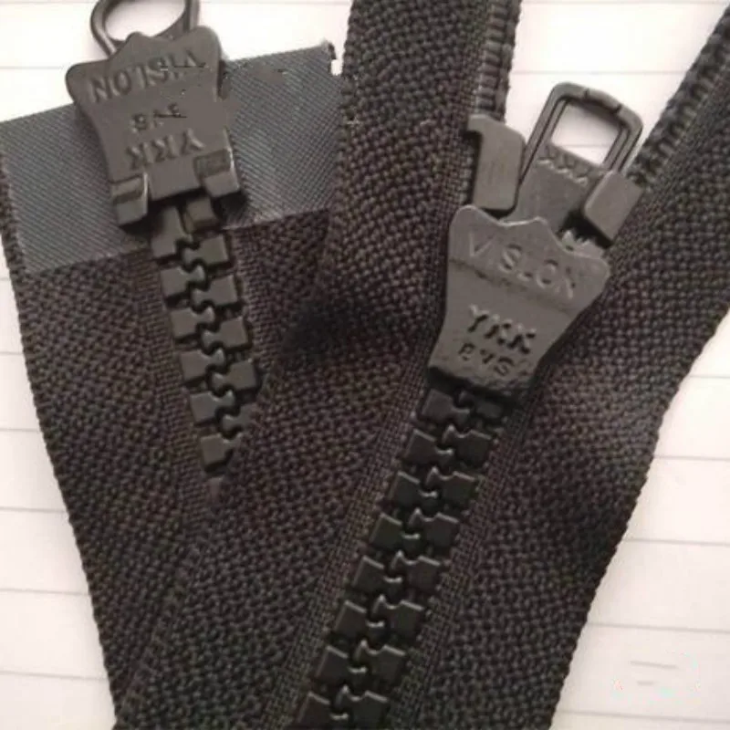 20pcs as photo 2 шт./партия, пластиковая смола, короткая молния YKK, черный, двойной, открытый конец, 2-way, сверхпрочный, для пальто, куртки, швейные аксессуары - Цвет: 20pcs as photo