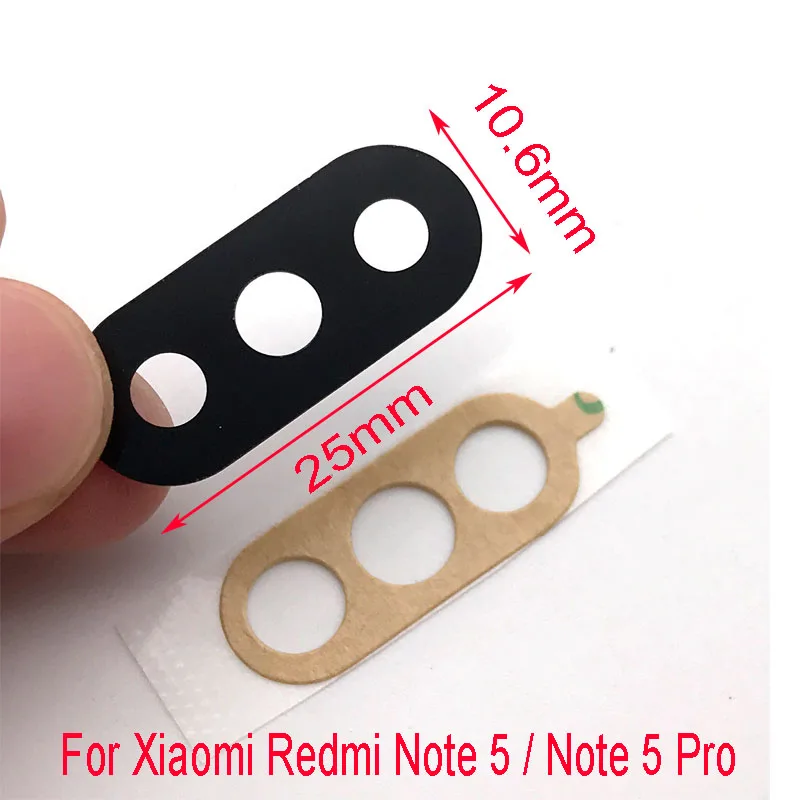 100% Качественное Стекло для объектива задней камеры замена стекла Xiaomi Redmi Note 5 6 7 8 9
