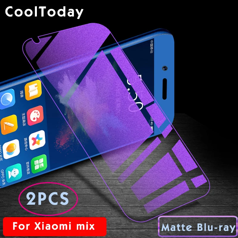 MIX Matte BL 2 шт./лот, защитная пленка для xiaomi mi Mix 2 S, матовое закаленное стекло для xiaomi mi x 2 S, Защита экрана для xiaomi mi x2 IIRROONN - Цвет: MIX Matte BL
