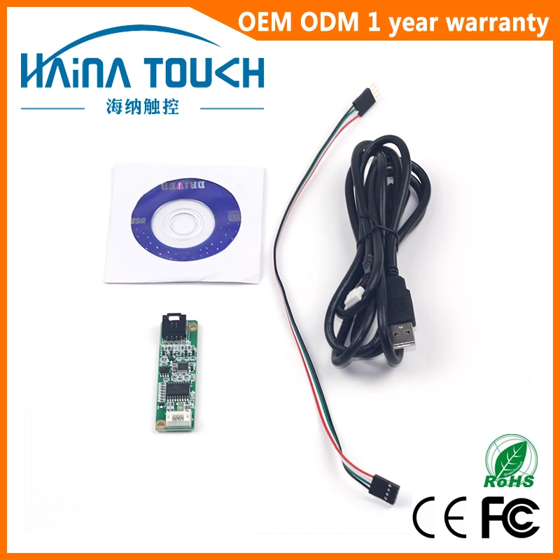 Совместимый с Raspberry Pi промышленный сенсорный экран 8 9 USB 4 проводная резистивная
