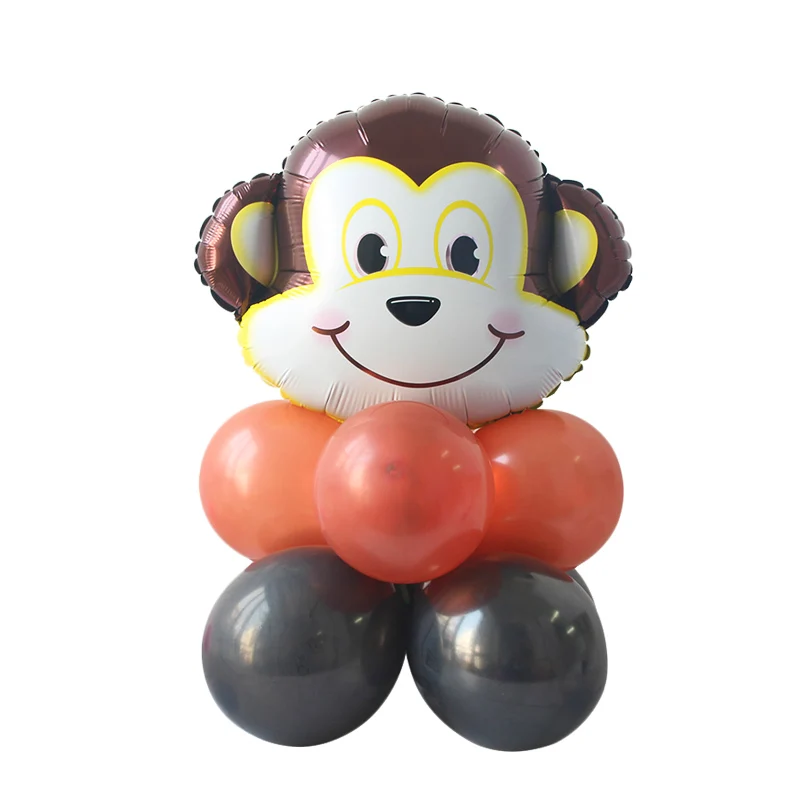 Mix set balloon 2 1 шт. Ежик белка, лиса енот шарики из фольги разных форм лесной вечерние животные друг мультфильм Гелиевый шар принадлежности для душа ребенка - Цвет: Mix set balloon 2