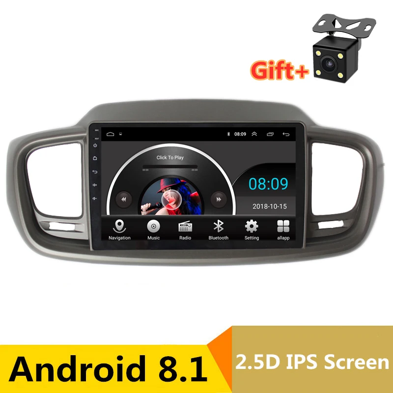 10 1 &quot2.5D IPS Android 8 автомобильный DVD мультимедийный плеер GPS для KIA sorento 2015 2016 2017 аудио
